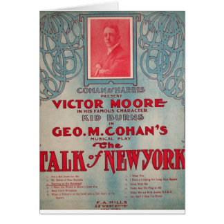 Talk of New York, Cohan, Victor Moore Cards