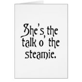 Talk of the steamie glasgow uk funny humour (Front)