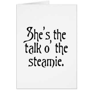 Talk of the steamie glasgow uk funny humour cards