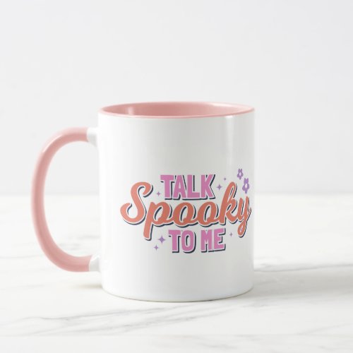 Talk Spooky To Me Modern Halloween Mug