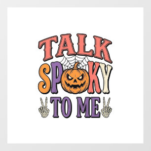 Talk Spooky To Me Vintage Halloween Shirt Design_1 Floor Decals