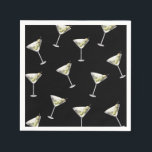 Talk Thirty To Me Dirty Martini 30th Birthday Napkins<br><div class="desc">Get ready to party! This Dirty Thirty Martini design is perfect to celebrate your 30th!</div>