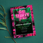 Talk Thirty to Me Neon Pink Tropical 30th Birthday Invitation<br><div class="desc">Celebrate with these trendy tropical neon sign inspired "talk thirty to me" 30th birthday party invitations! Customize with your text and details.</div>