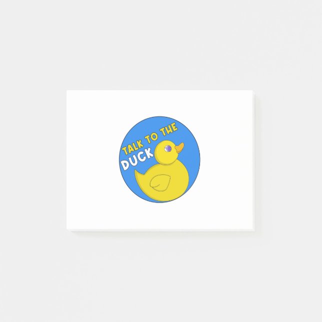 Talk to the Duck Post-it Notes (Front)