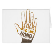 Talk To The Hand (Front Horizontal)