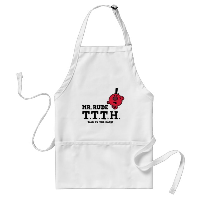 Talk To The Hand Adult Apron (Front)