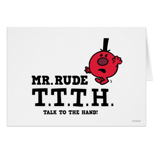 Talk To The Hand Cards (Front Horizontal)