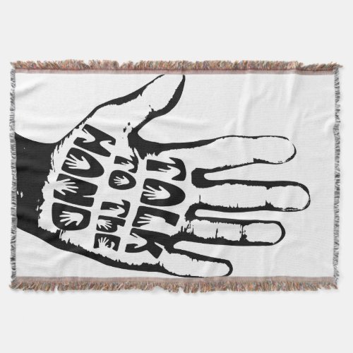 Talk To The Hand Throw Blanket