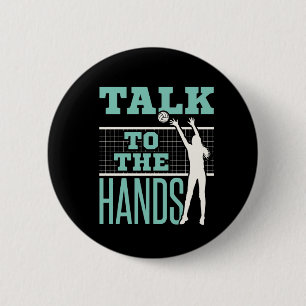 Talk to the Hands Volleyball Player Blocker Button