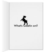 TALK TO THE HOOF! FUNNY GOAT SAYING (Inside (Right))