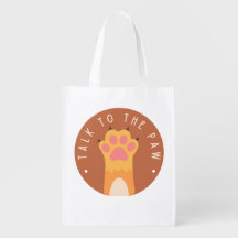 Talk To The Paw (Hand) Funny Attitude Catitude