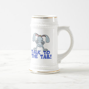 Talk to the Tail Bunny Rabbit Beer Stein