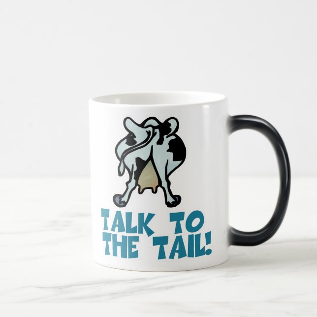 Talk to the Tail Cow Color Morph Mug (Right)