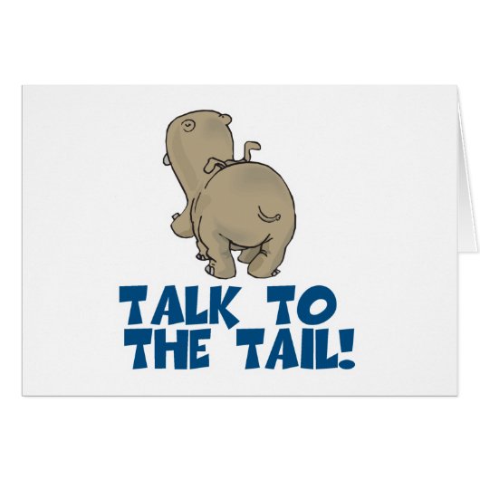 Talk to the Tail Hippo Cards (Front Horizontal)