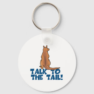 Talk to the Tail Kangaroo Keychain