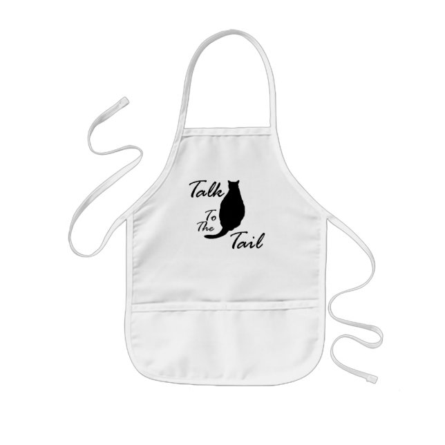 "Talk To The Tail" Kids' Apron (Front)