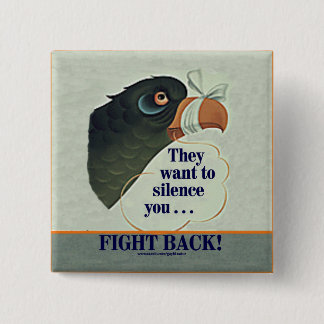 Talk Too Much Pinback Button