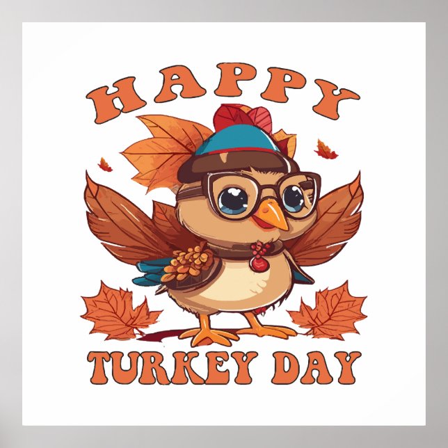 talk turkey to me Thanksgiving Poster (Front)