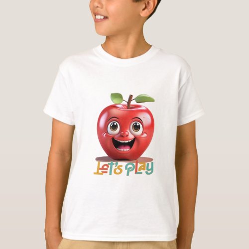 Talkative Apple Tee _ Hes Got Something to Say