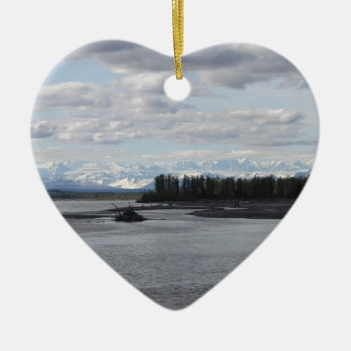 Talkeetna Alaska Ceramic Ornament