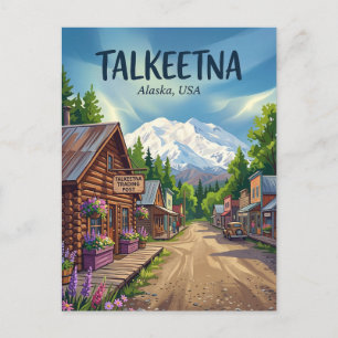 Talkeetna Alaska Postcard