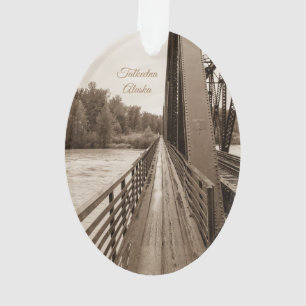 Talkeetna Railroad Bridge Walkway Ornament