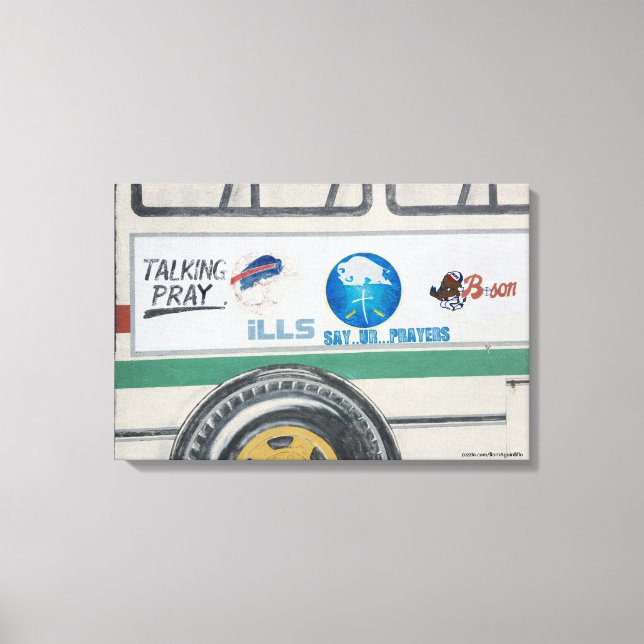 TALKIN PRAY. ILLS, SAY..UR...PRAYERS, BSON CANVAS PRINT (Front)