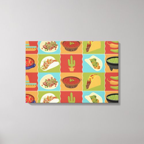 Talkin Tacos Canvas Print