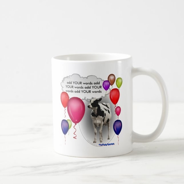 talking birthday cow coffee mug (Right)