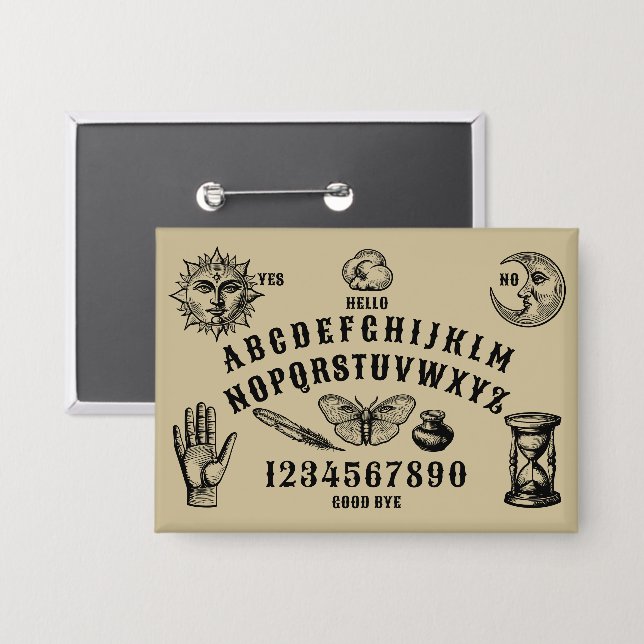 Talking Board Spirit Communication Button (Front/Back)