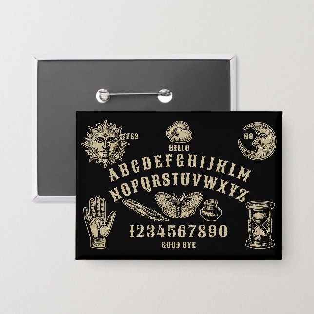Talking Board Spirit Communication Button (Front/Back)