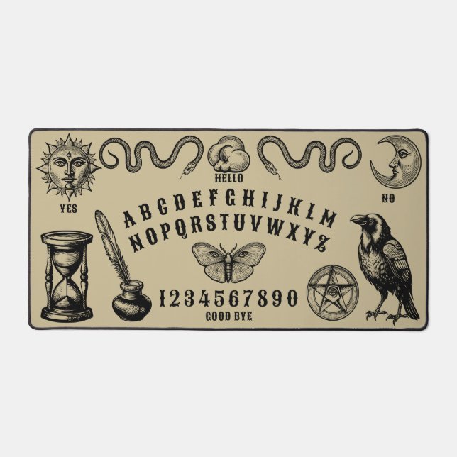 Talking Board Spirit Communication Desk Mat (Front)