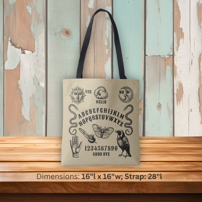 Talking Board Spirit Communication Tote Bag (Creator Uploaded)