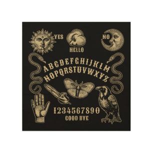Talking Board Spirit Communication Wood Wall Art