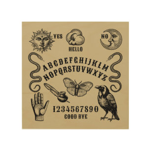 Talking Board Spirit Communication Wood Wall Art