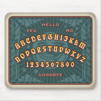 Talking Board (teal) Mouse Pad