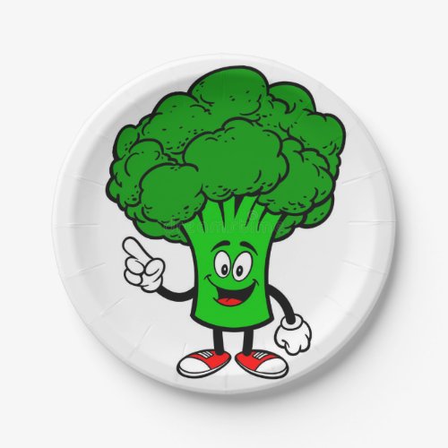 Talking Broccoli plate