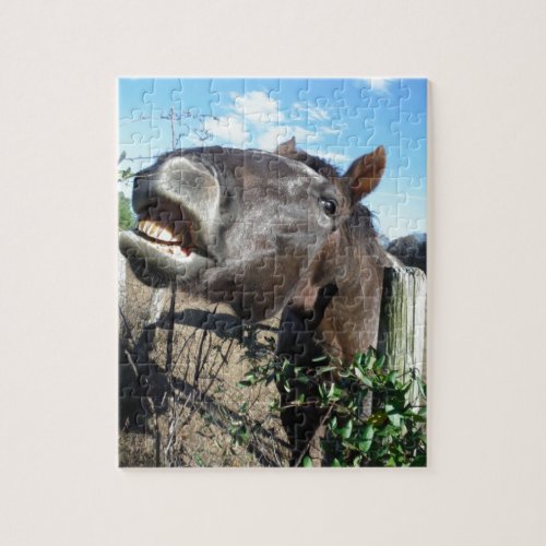 Talking Brown Horse Jigsaw Puzzle