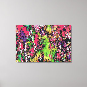 Talking Colors - Wrapped Canvas / Abstract Modern Print