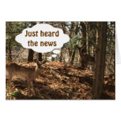 TALKING DEER COUPLE SAYS "YOU ARE  ***21*** (Front Horizontal)