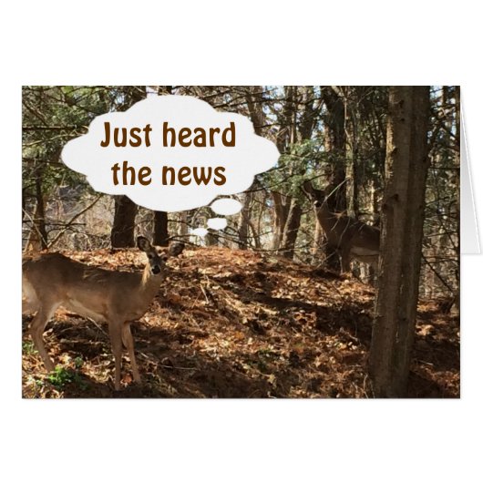 TALKING DEER COUPLE SAYS "YOU ARE ***21*** CARDS (Front Horizontal)