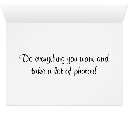 TALKING FEET SAY "HAVE FUN" on VACATION! (Inside Horizontal (Bottom))