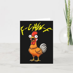 Talking Funny Chicken  Card