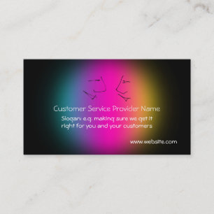 Talking Heads, Customer Service Provider Business Card