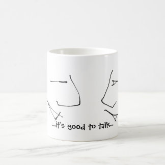 Talking Heads - it's good to talk motto / saying Coffee Mug