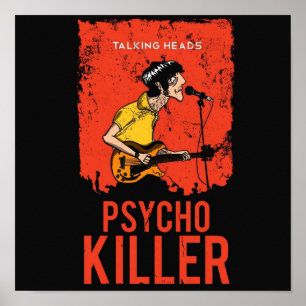 TALKING HEADS  PSYCHO KILLER POSTER