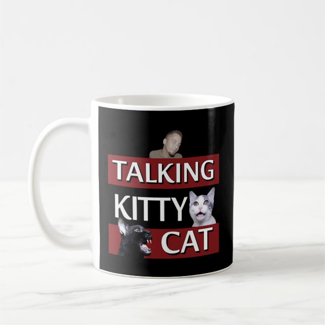 Talking Kitty Cat Coffee Mug (Left)