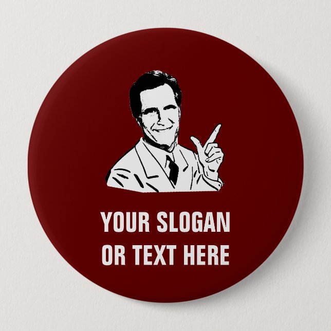 Talking Mitt Romney Button (Front)