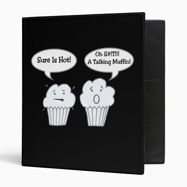 Talking Muffin Joke Binder (Front/Inside)