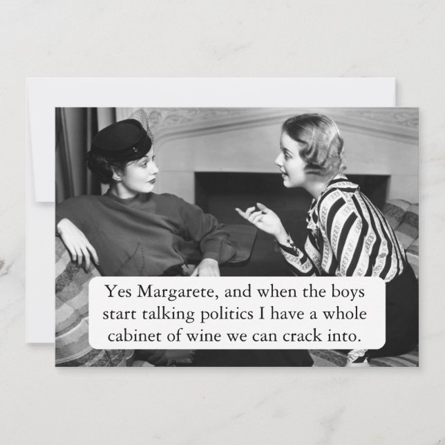 Talking Politics Invitations (Front)